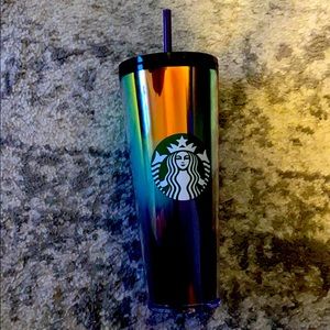 Rainbow Starbucks Cup
